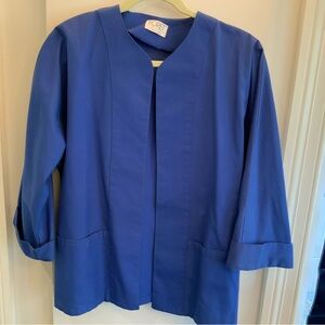 Koret Women's Royal Blue Blazer size petites small  sku 2738 j